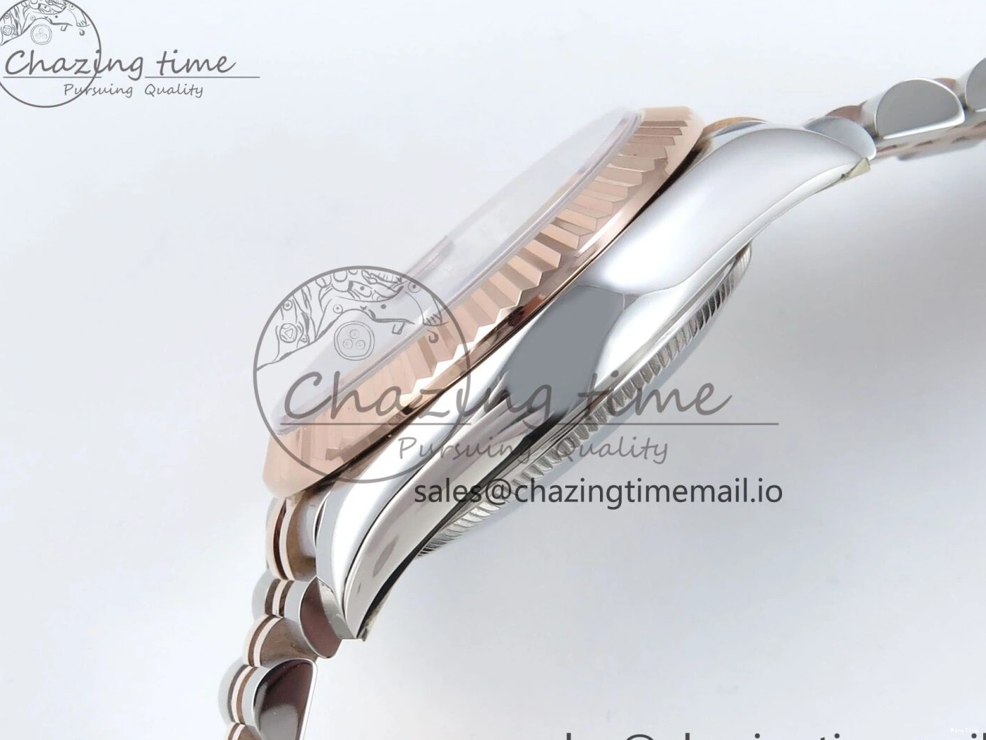 MiroTime 0103 QuickDry DateJust 31 278271 ARF 1:1 Best Edition 904L Steel White MOP Diamonds Dial on SS RG Jubilee Bracelet ETA 517